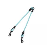 Nobleza rozdvojka na vodítko pre dvoch psov 1,4 cm x 40 cm modrá